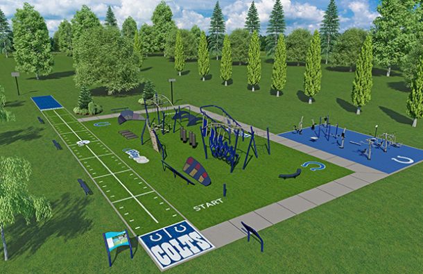 Indianapolis Colts Debut New Public Fitness Park | SGB Media Online