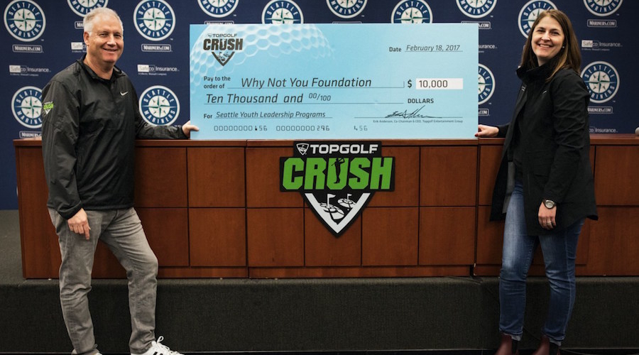 Topgolf Donates $10,000 To Russell Wilson’s Charity