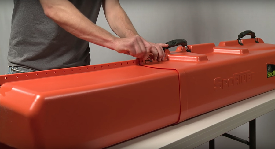 Sportube SERIES 1 travel case for skis - Orange