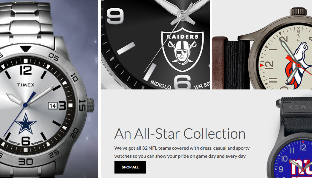 Timex Partners With NFL On Collection 