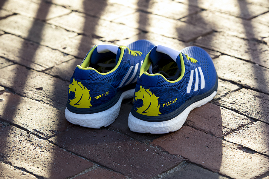 Adidas adizero Boston Marathon Size 11 US Navy Blue EF7631 Running