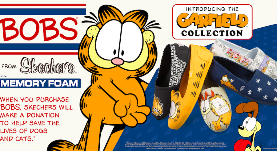 Skechers To Launch Garfield Collection