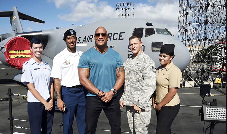 The Rock x Under Armour … Donate A Workout Gym To A Military Base On Memorial Day