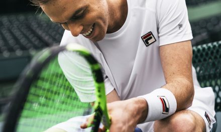 Fila Holding Serve At Wimbledon 2018