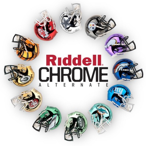 Riddell unveils brand new alternate helmets for all 32 NFL teams