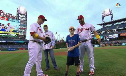 Doing Good … MLB x Louisville Slugger Stand Up To Pediatric Cancer