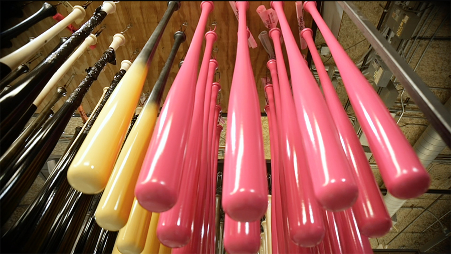 Louisville Slugger making pink bats for Mother's Day baseball games 