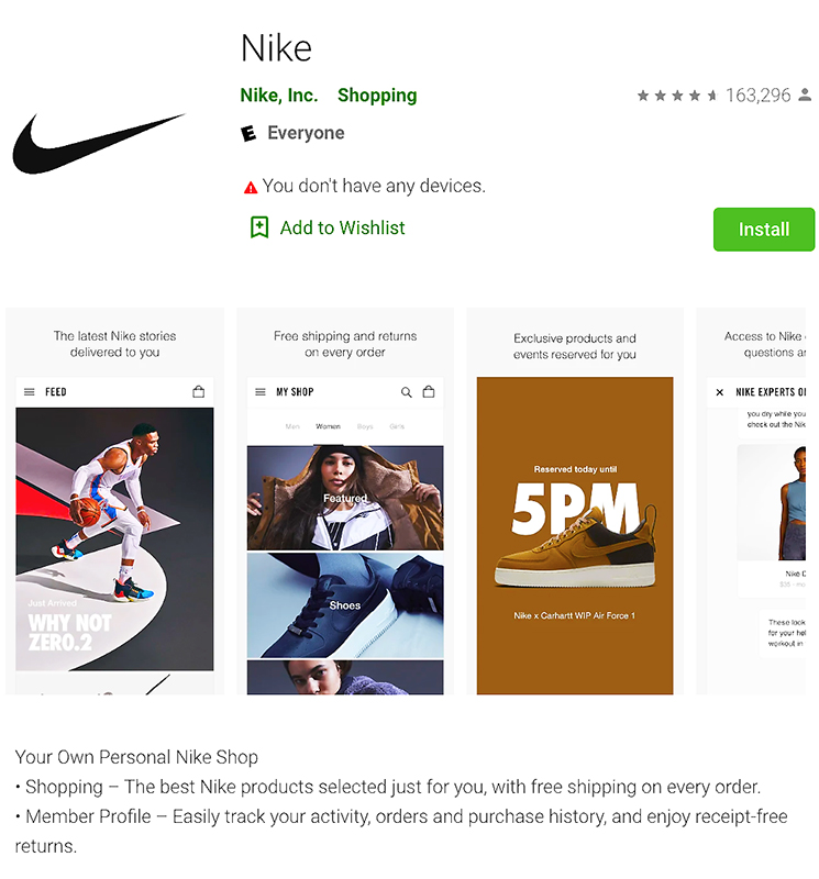 nike and amazon news