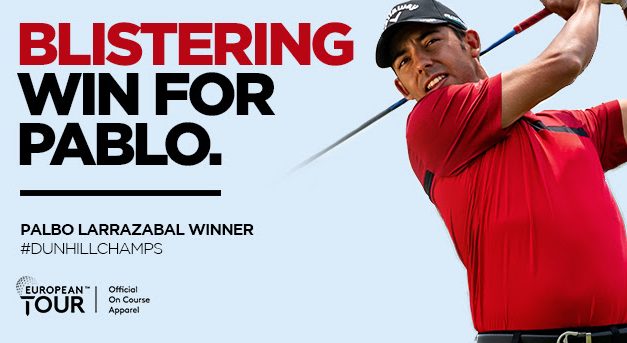 Callaway Apparel Ambassador Pablo Larrazabal Fought To The End To Win His Fifth European Title With A One-Shot Victory At The Alfred Dunhill Championship
