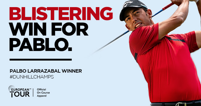 Callaway Apparel Ambassador Pablo Larrazabal Fought To The End To Win His Fifth European Title With A One-Shot Victory At The Alfred Dunhill Championship