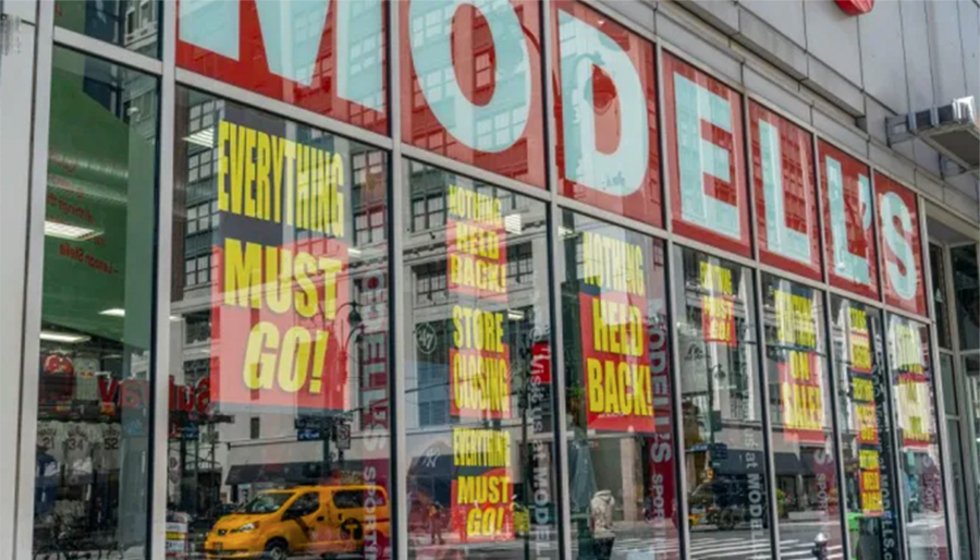 Modell's, filing for bankruptcy, will close all its stores