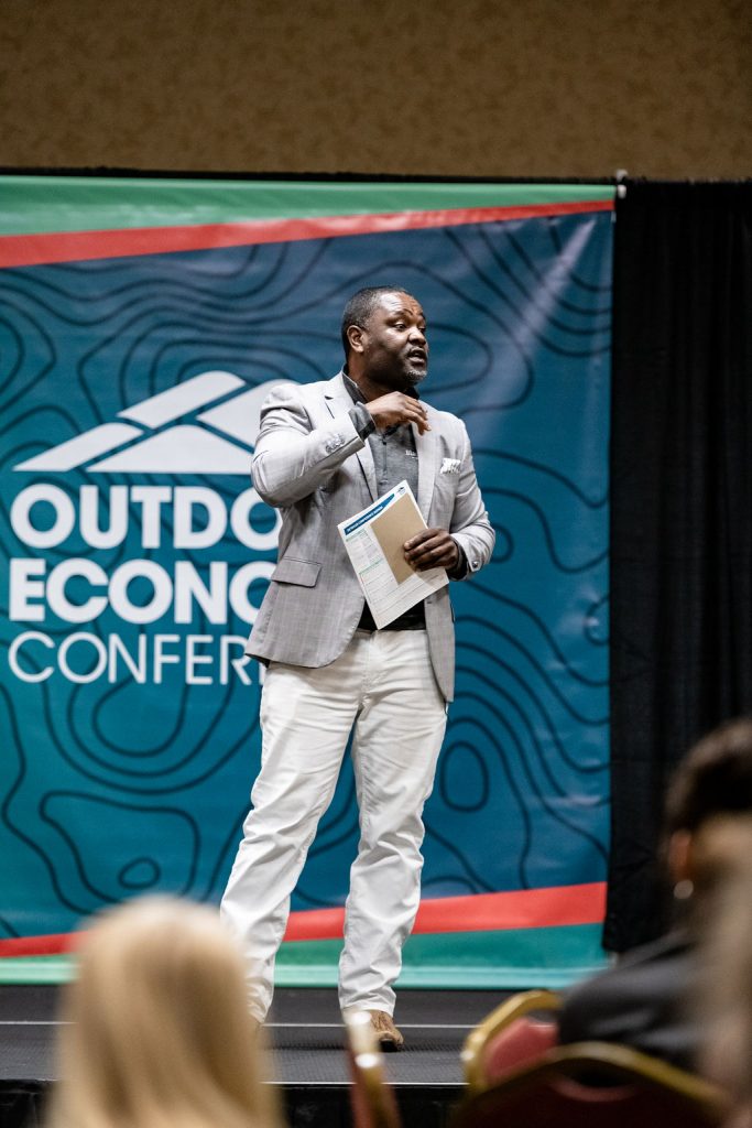 Speaking at Outdoor Economy Conference