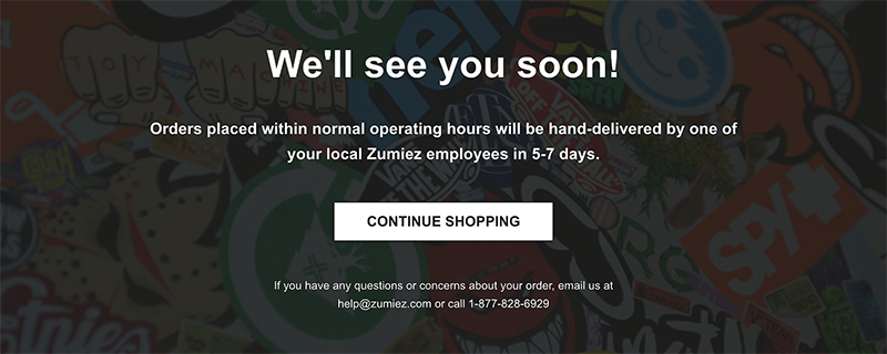 Zumiez S Store Associate Home Delivery Service Off To Strong Start Sgb Media Online