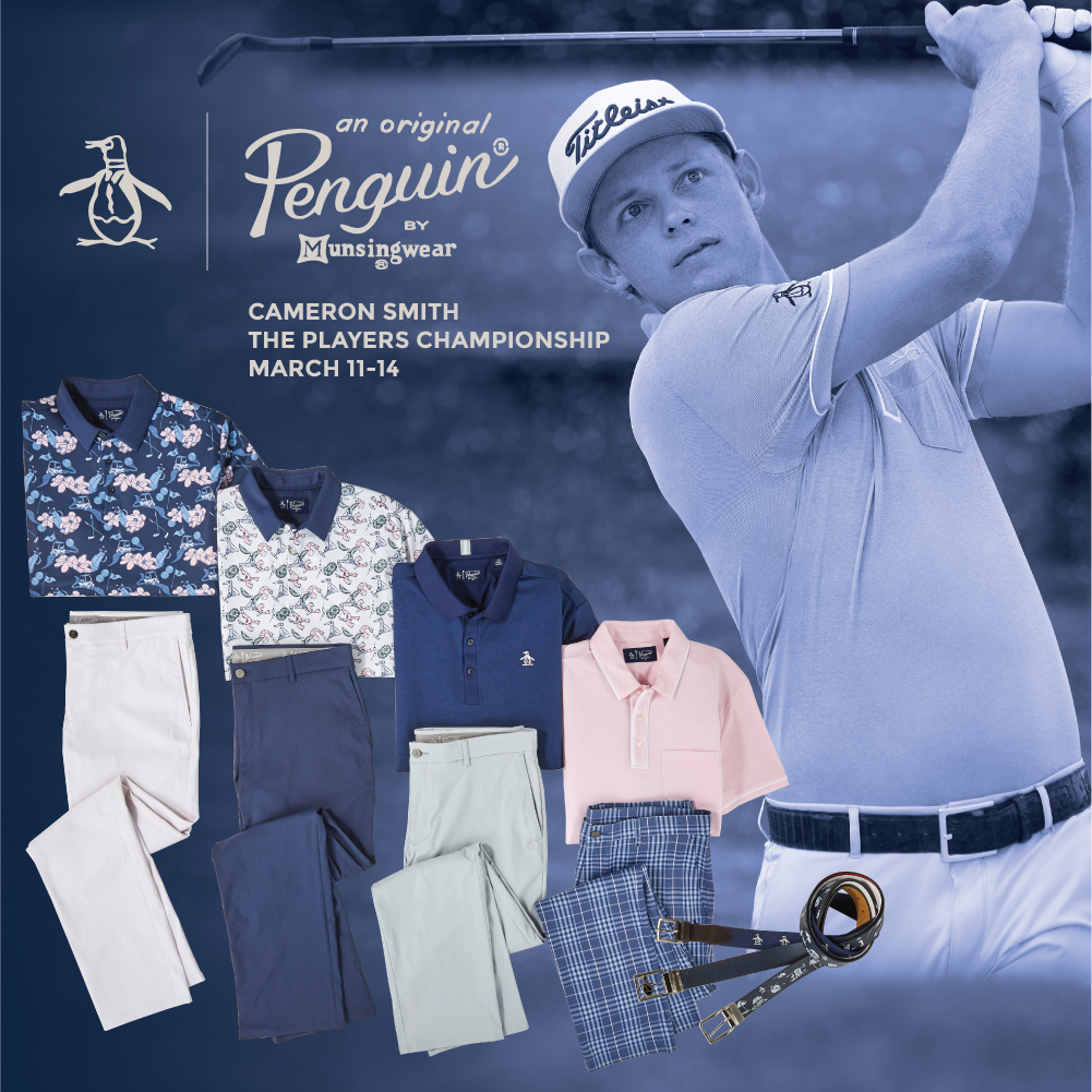 Original Penguin Golf Introduces Cameron Smith Scripting For The Players Championship SGB Media Online