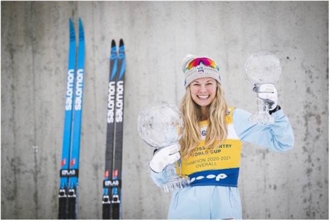 George Eliot mosaik Fantastisk Salomon Athlete Jessie Diggins Wins Nordic Skiing's World Cup Overall  Champion | SGB Media Online