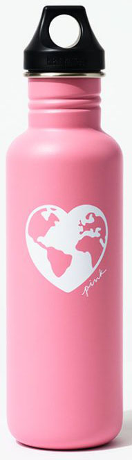 Initial Water Bottle - Pink, Z