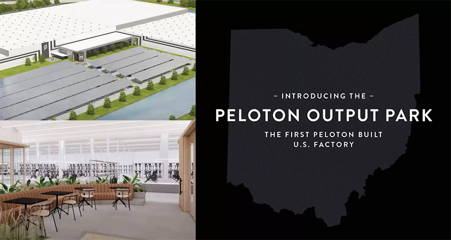 Peloton To Build First U.S. Factory