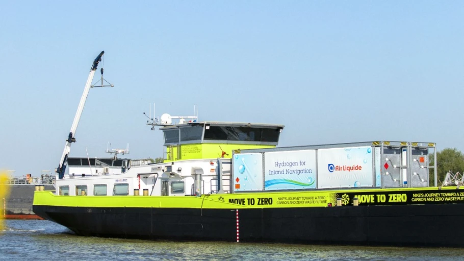Nike Launches Hydrogen-Powered Inland Container Ship