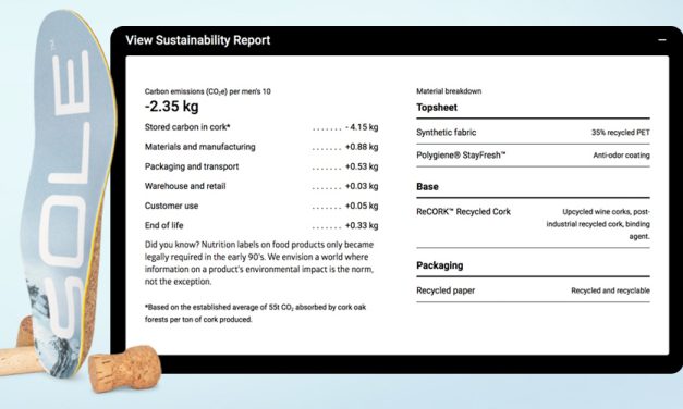 Sole Launches Sustainability Reports Modeled After Nutrition Facts Food Labels