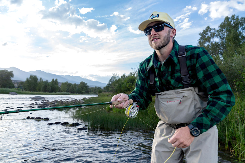 Fly fishing in the Minus33 Sportsman's Shirt