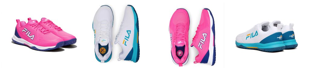 Fila Volley Burst Womens Pickleball Shoe - White/Scuba Blue