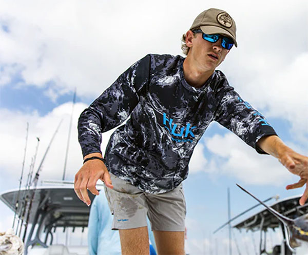 Huk Performance Fishing Apparel Introduces Mossy Oak Stormwater