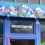 image of storefront window with Giordana logo